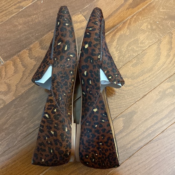 Madewell The Francis Skimmer Loafer in Painted Leopard Calf Hair Size 10 - Picture 7 of 7